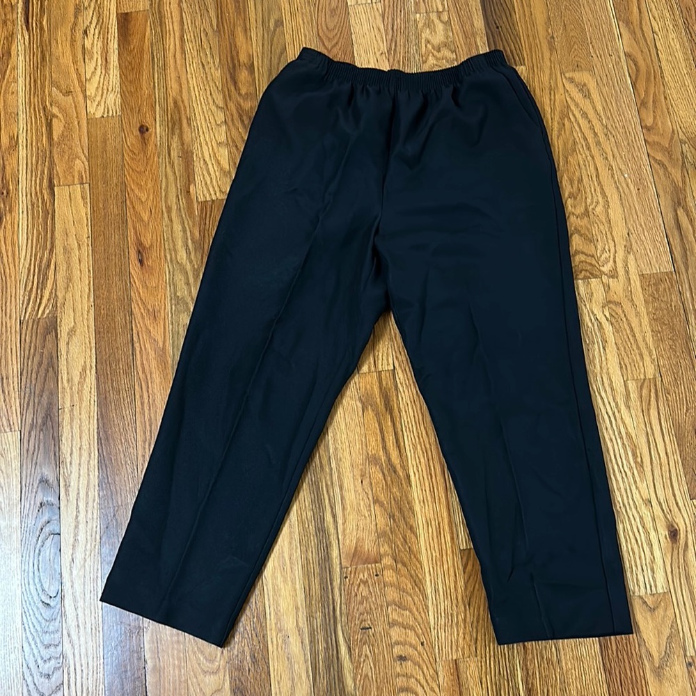 Alfred Dunner Black Petite Pants